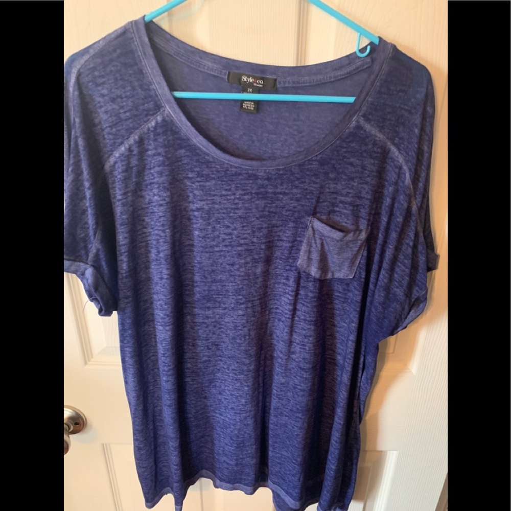 Plus size pocket tee